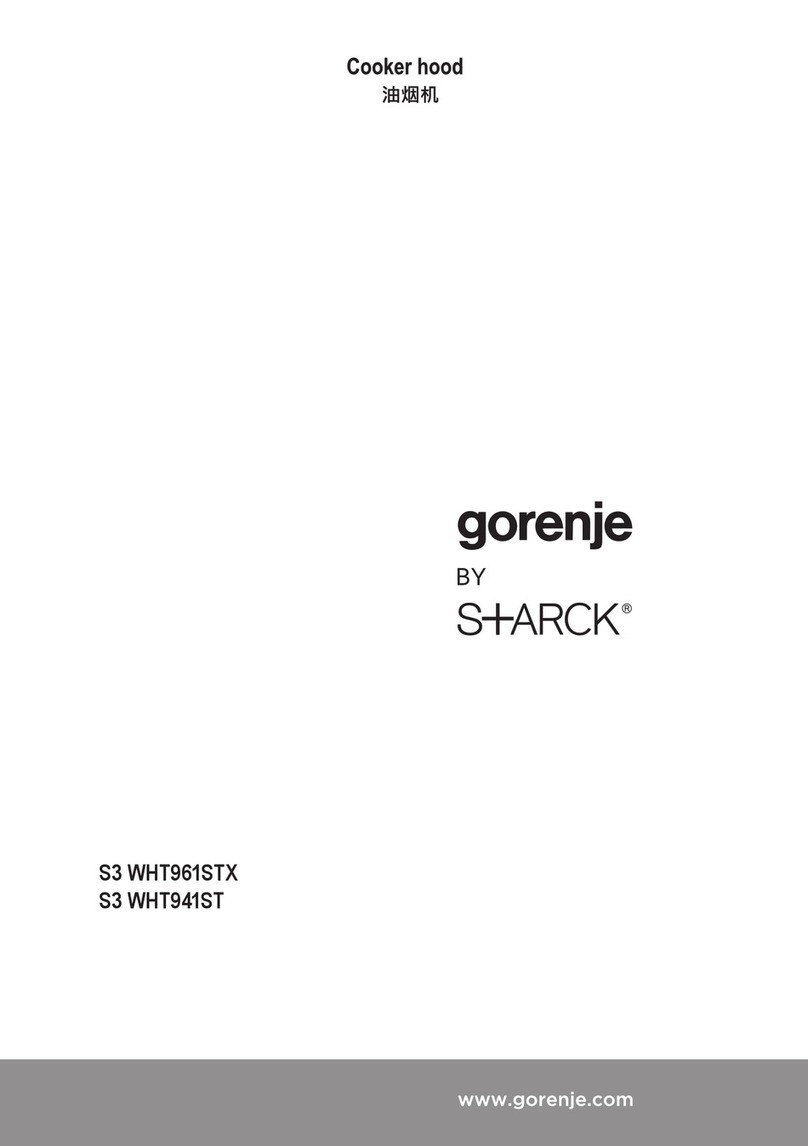 Gorenje STARCK S3/WHT961STX manual