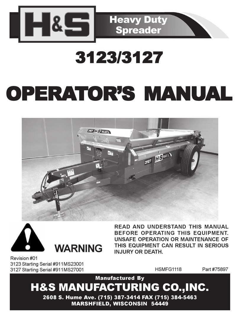 H&S 3123 User manual