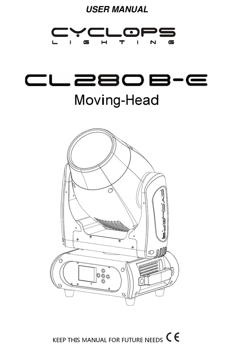 Cyclops Lighting CL280B-E User manual