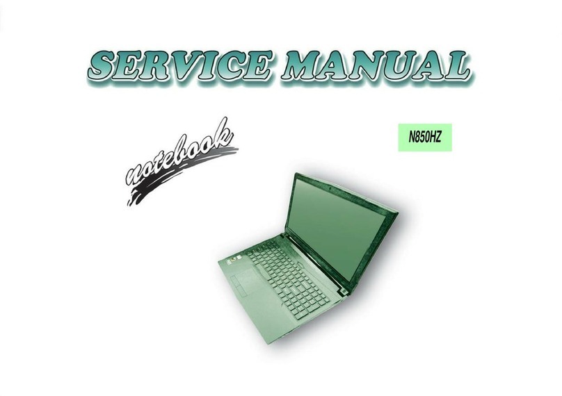Clevo N850HZ User manual