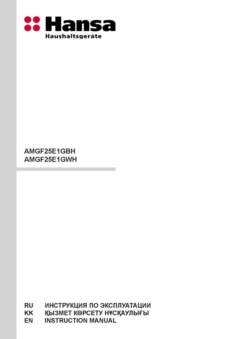 Hansa AMGF25E1GBH User manual