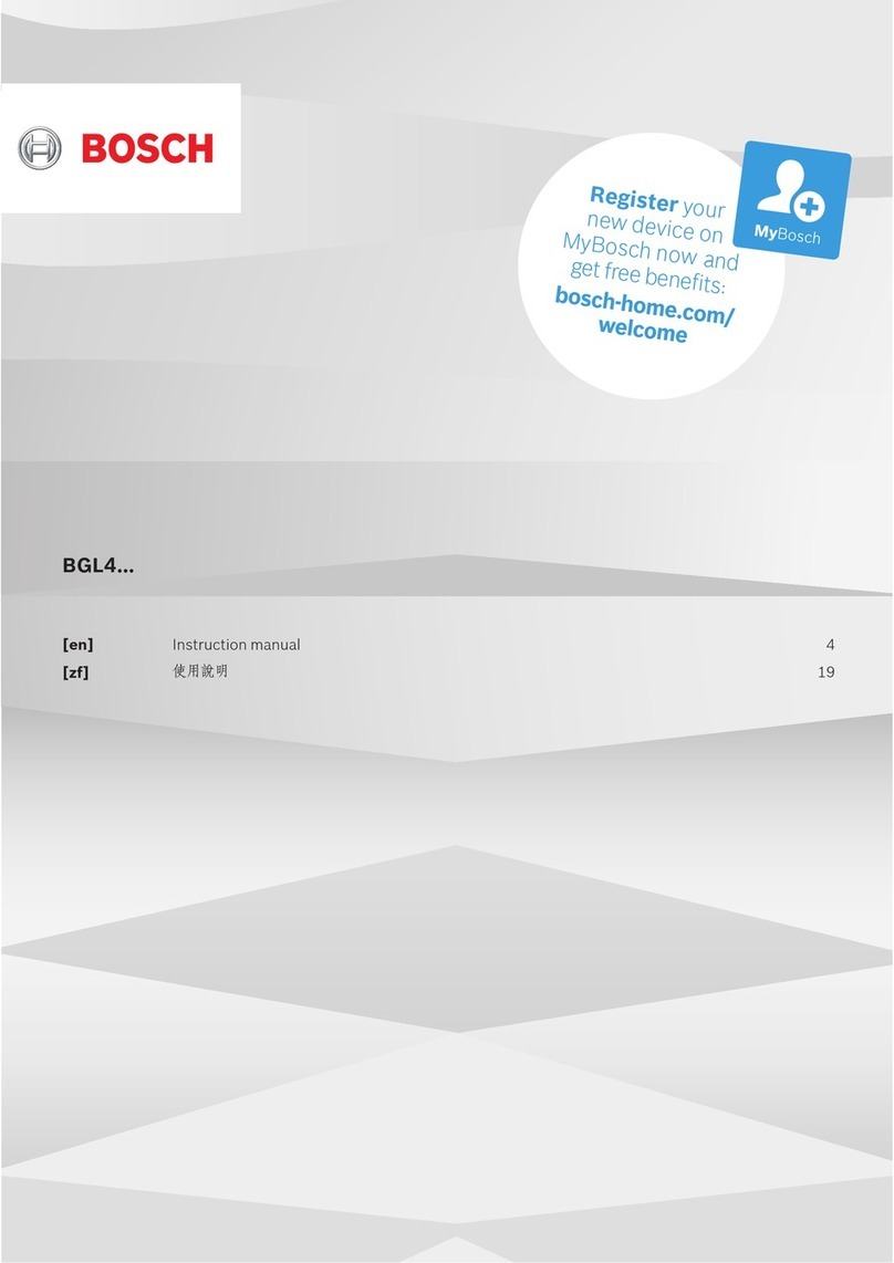 Bosch BGL4S69AGB instruction manual