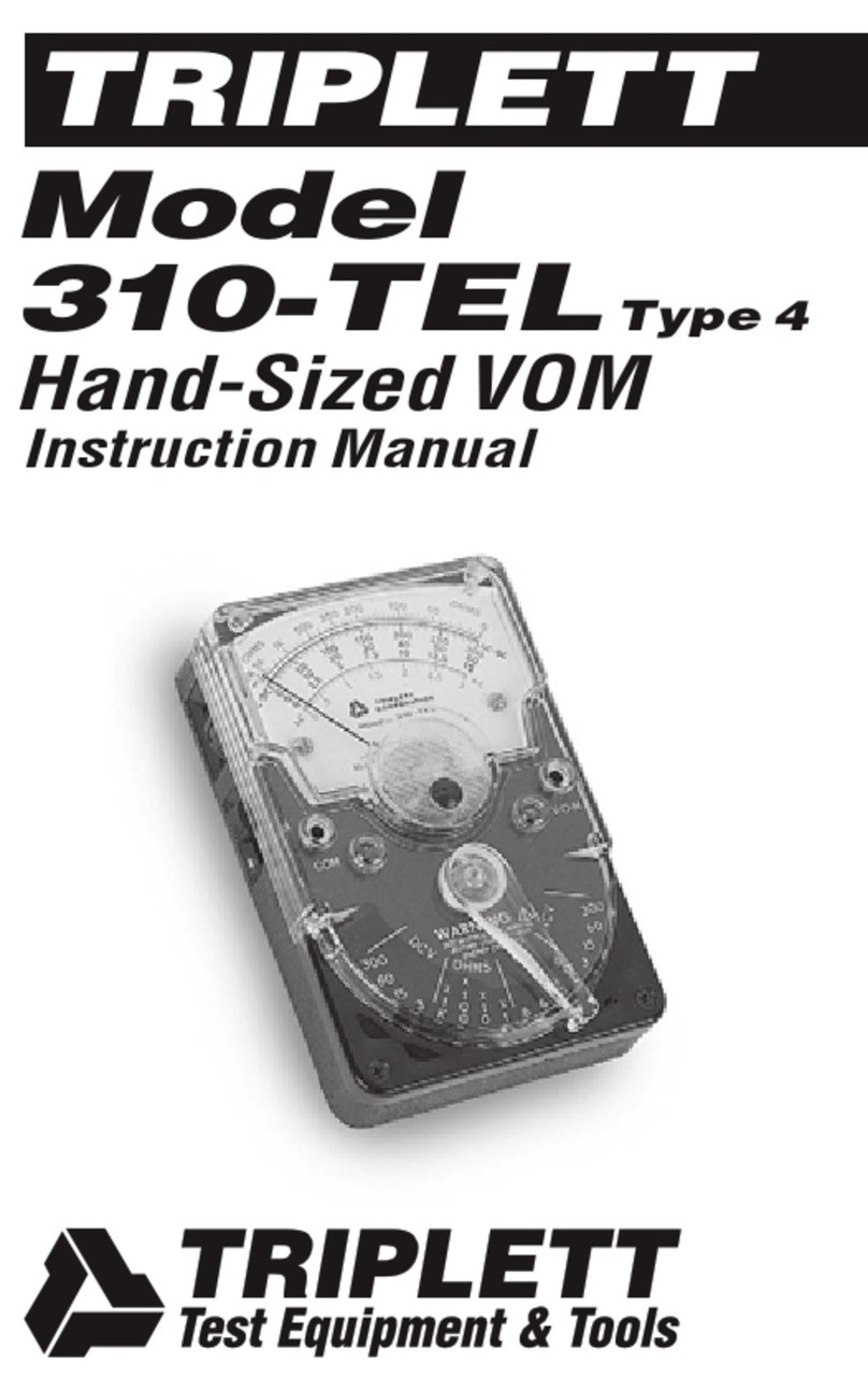 Triplett 310-TEL User manual