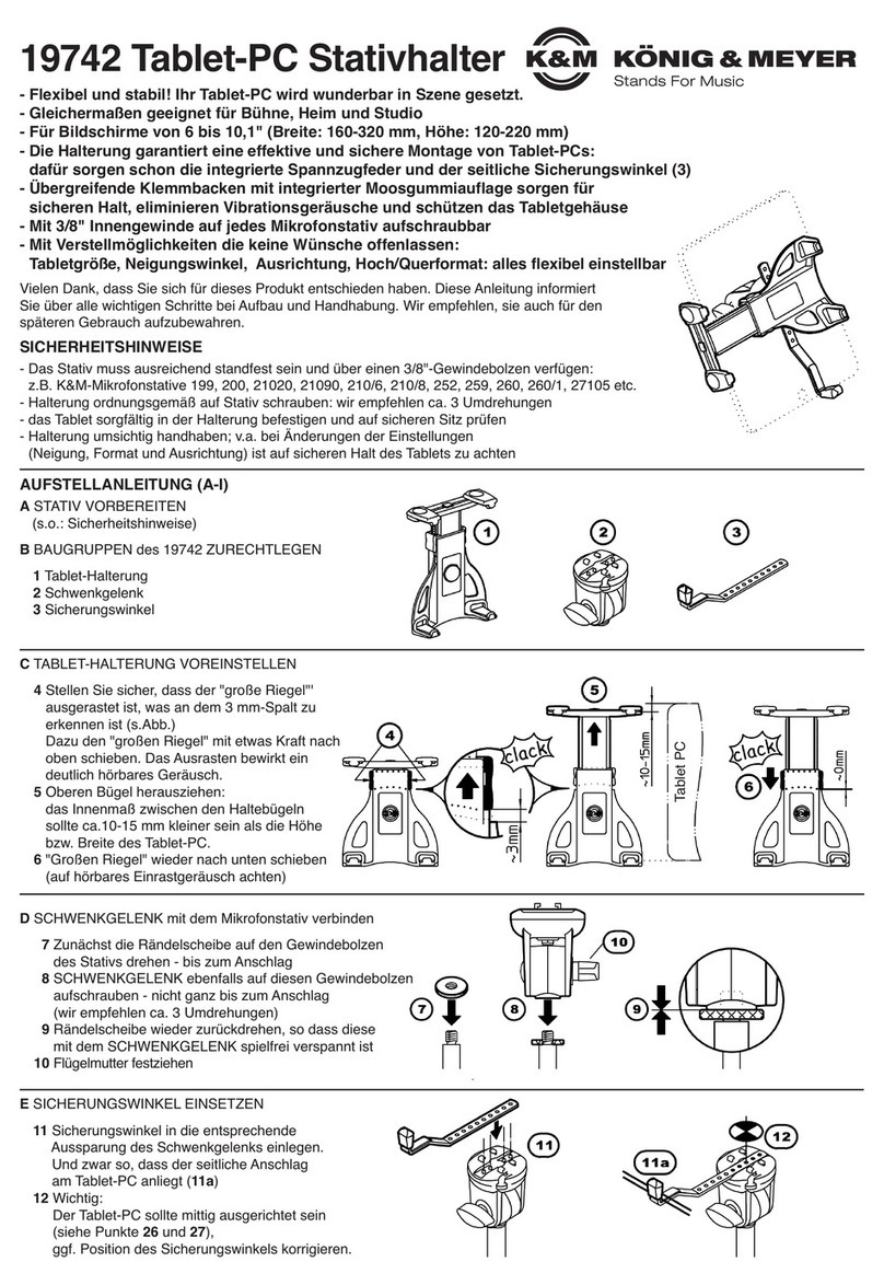 Konig & Meyer 19742 manual