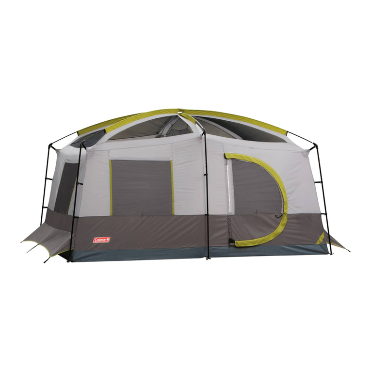 Coleman MAX CABIN TENT 13'X'9' user manual