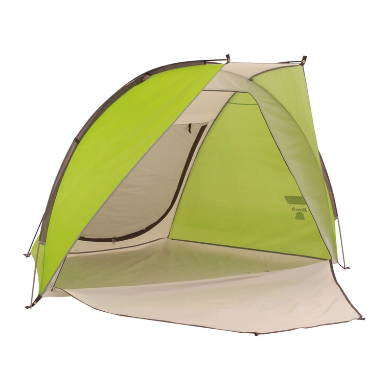 Coleman BEACH SHADE User manual