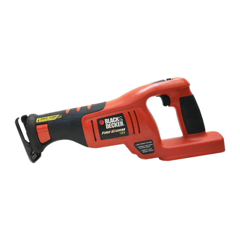 Black & Decker FIRESTORM CRS180B User manual
