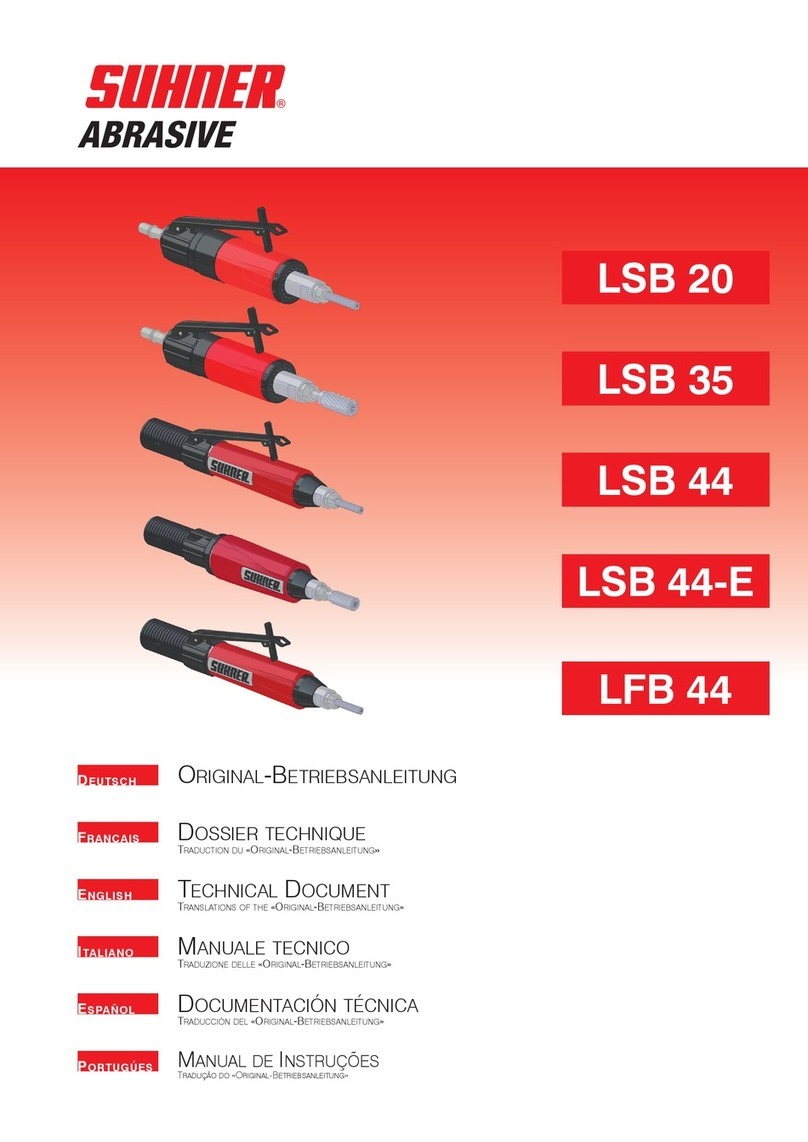 SUHNER ABRASIVE LSB 35 Technical manual