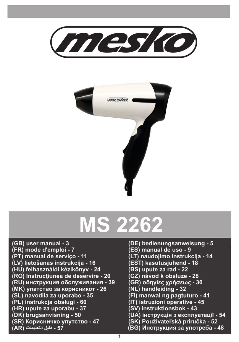 Mesko MS 2262 user manual
