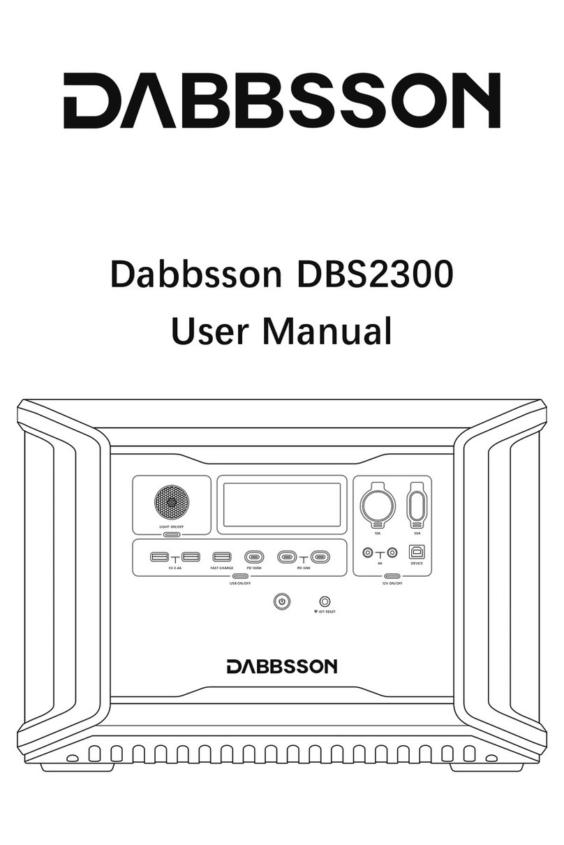DABBSSON DBS2300 user manual