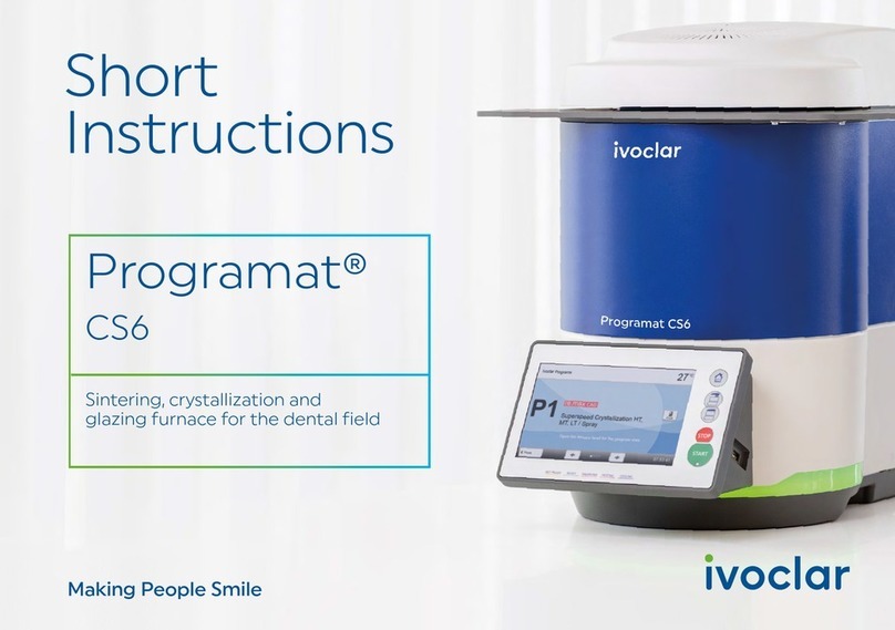 ivoclar Programat CS6 Short instructions