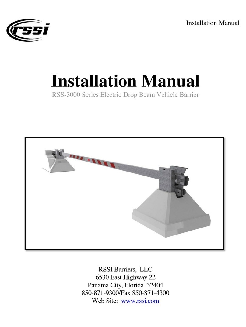 RSSI RSS-3000 Series installation manual