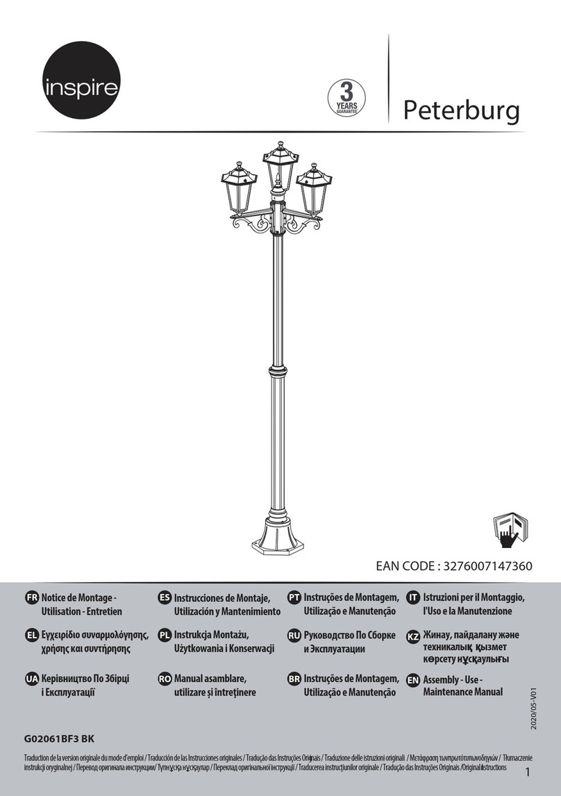 Inspire Peterburg 3276007147360 Maintenance manual