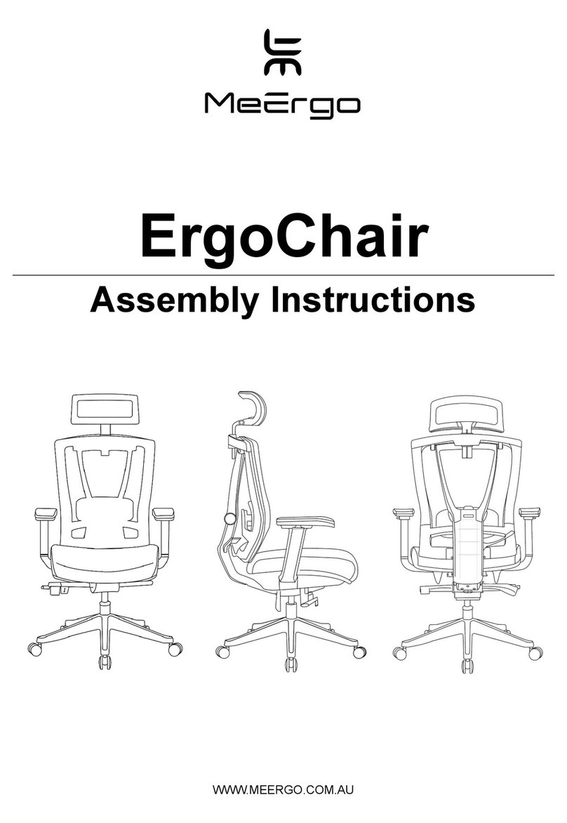 MeErgo ErgoChair Assembly instructions MeErgo ErgoChair Assembly instructions