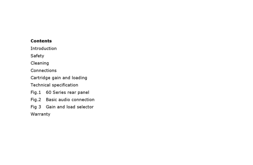 Whest Audio 60 Series User manual