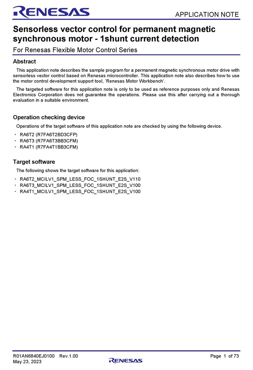 Renesas RA6T2 Application note