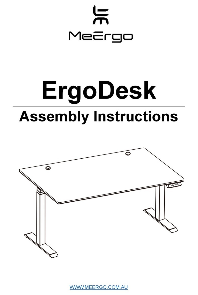 MeErgo ErgoDesk Assembly instructions