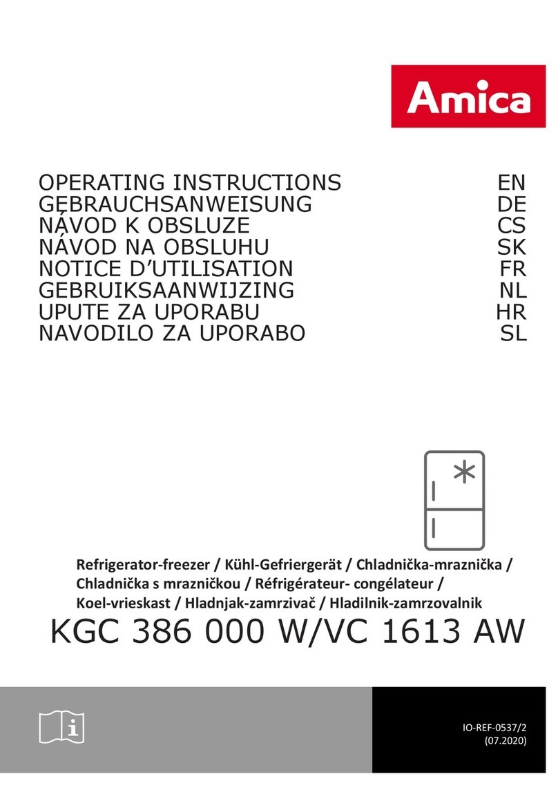 Amica KGC 386 000 W operating instructions