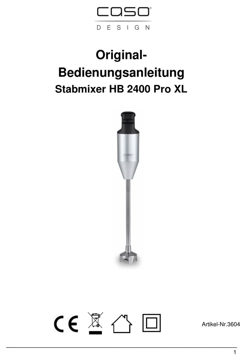 Caso HB 2400 Pro XL Installation instructions