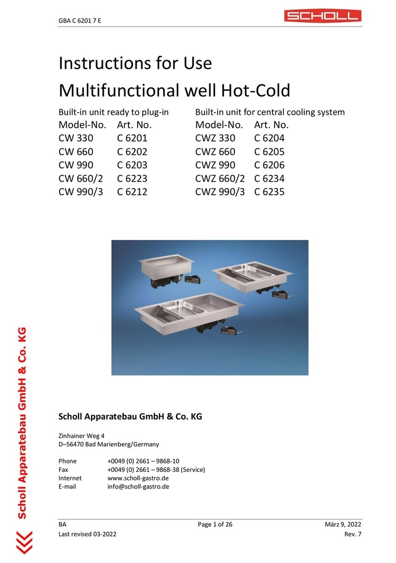 Scholl CW 330 Instructions for use