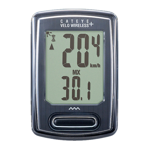 Cateye VELO WIRELESS+ User manual Cateye VELO WIRELESS+ User manual