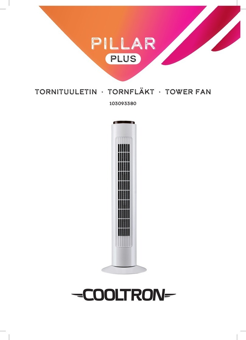 COOLTRON PILLAR PLUS instruction manual