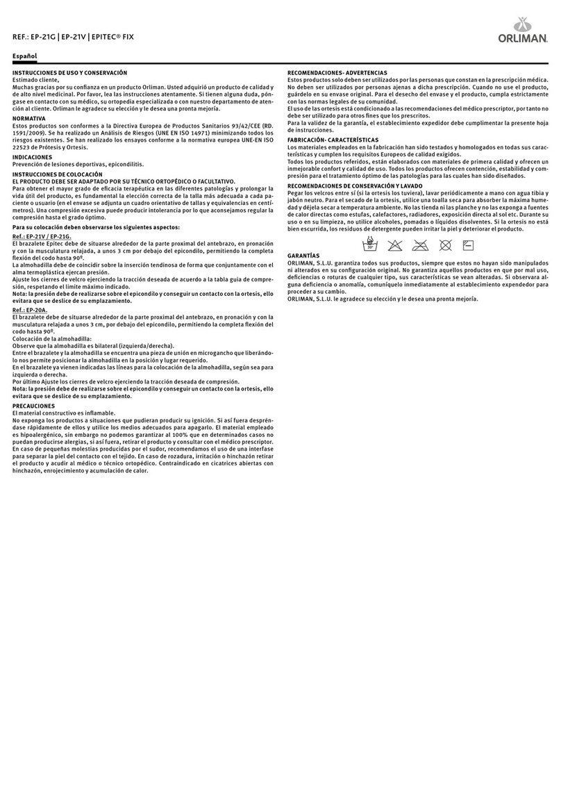 Orliman EPITEC FIX manual