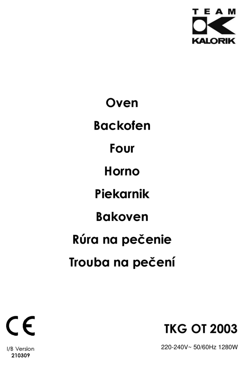 Team Kalorik TKG OT 2003 manual