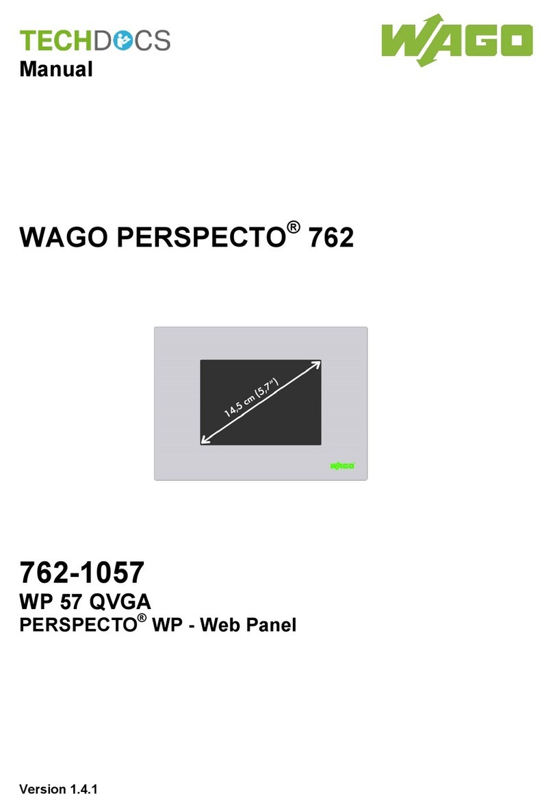 WAGO PERSPECTO WP 57 QVGA manual