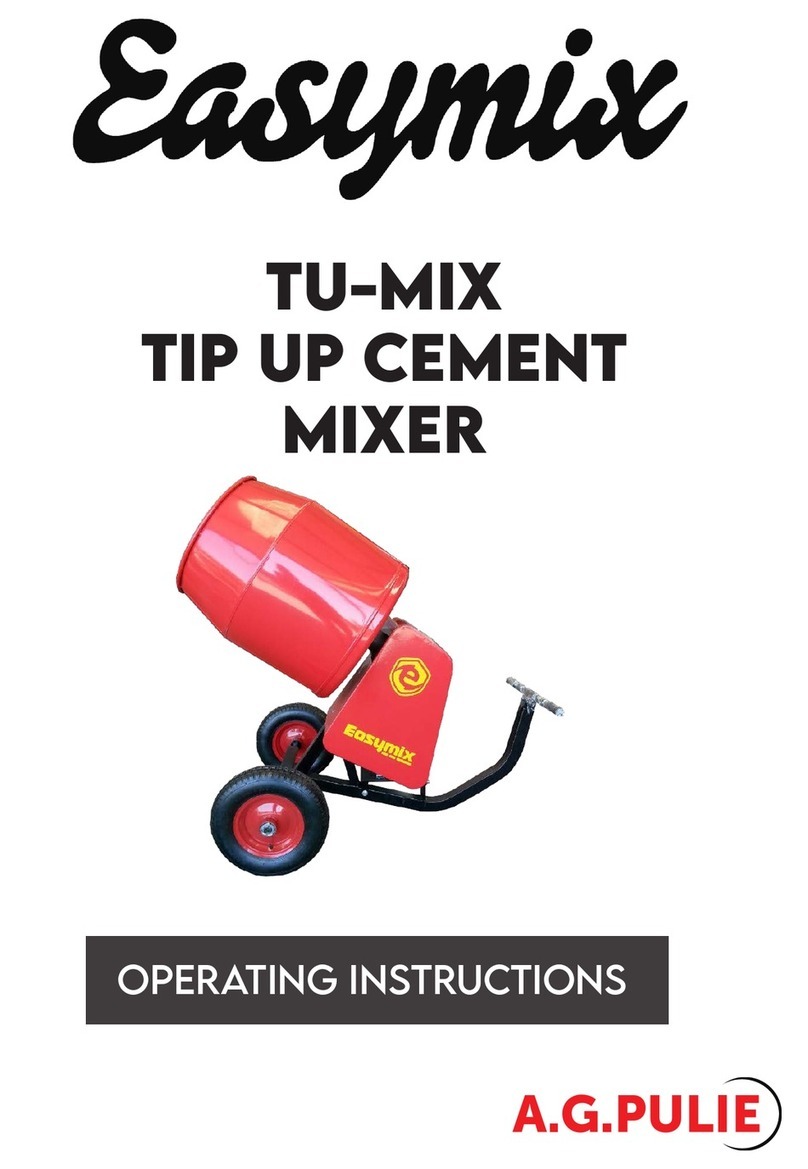 A.G. PULIE Easymix TU-MIX User manual