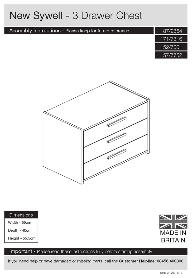 Argos New Sywell 187/2354 Assembly instructions Argos New Sywell 187/2354 Assembly instructions