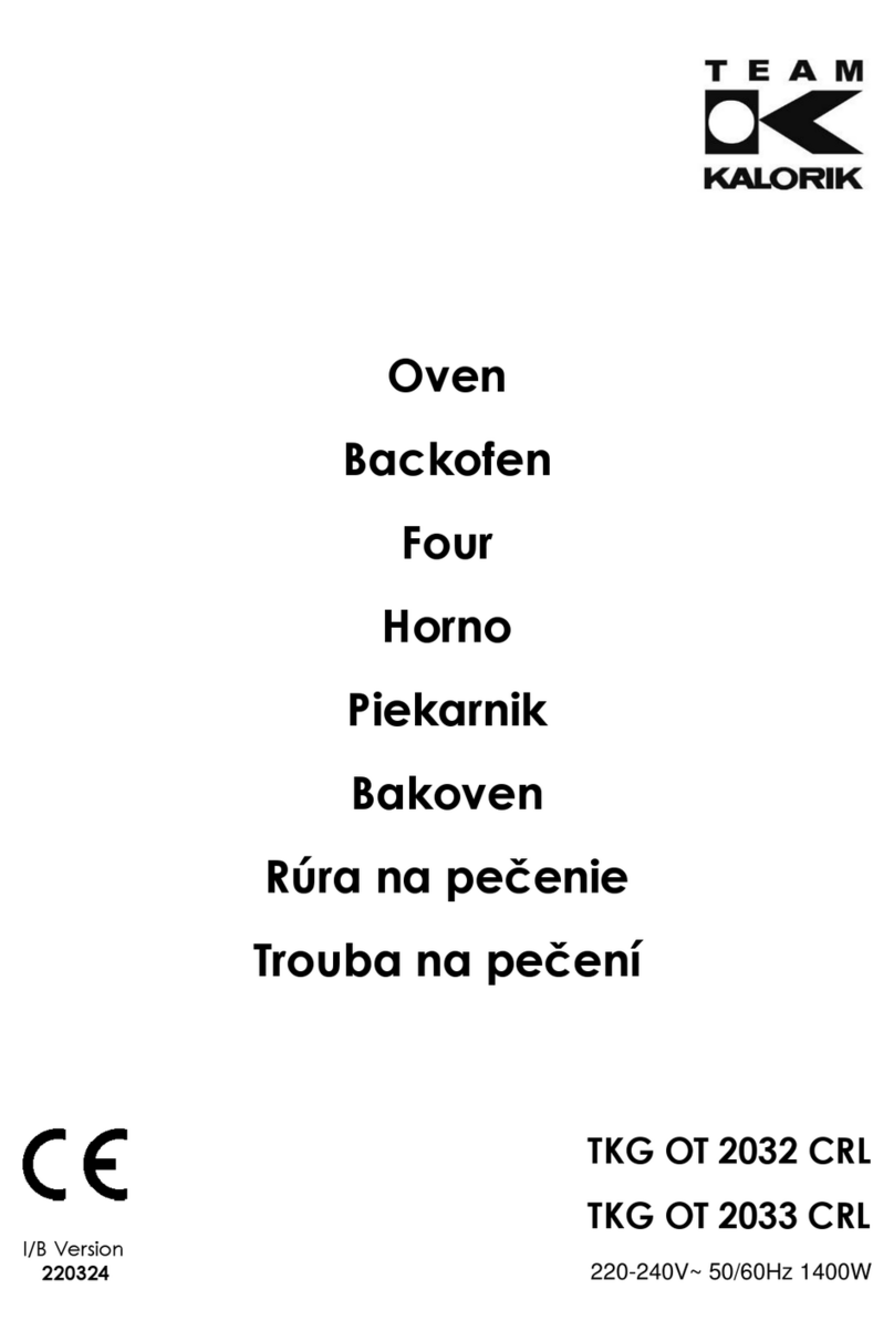 Team Kalorik TKG OT 2033 CRL manual