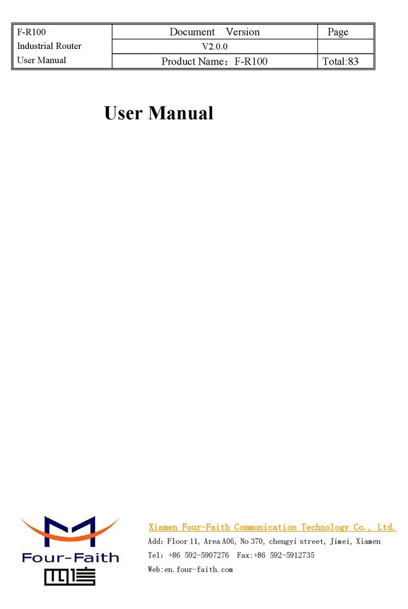 Four-Faith F-R100 user manual
