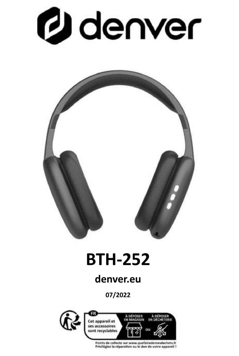 Denver BTH-252 user manual