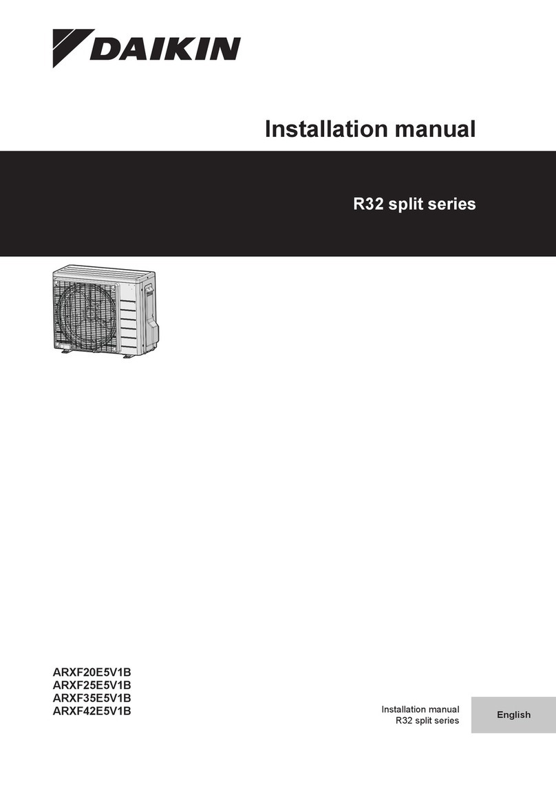 Daikin ARXF20E5V1B User manual