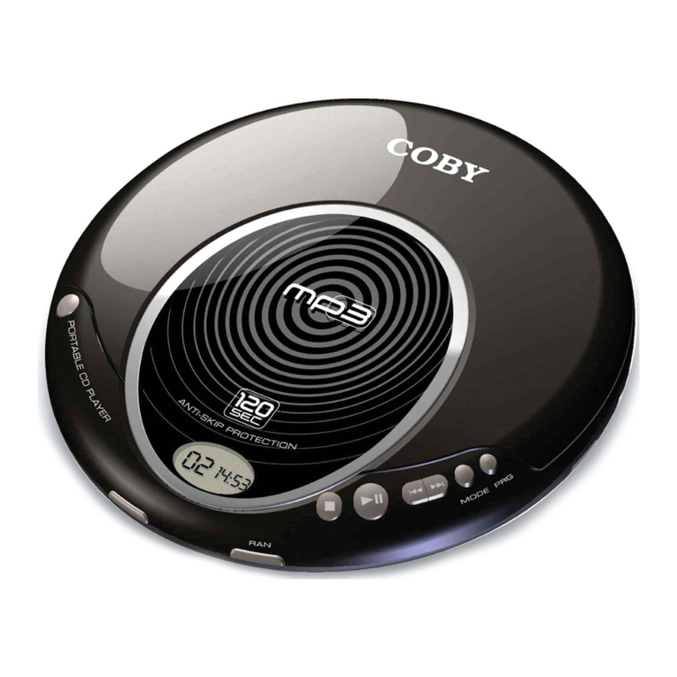 Coby MP-CD521 User manual
