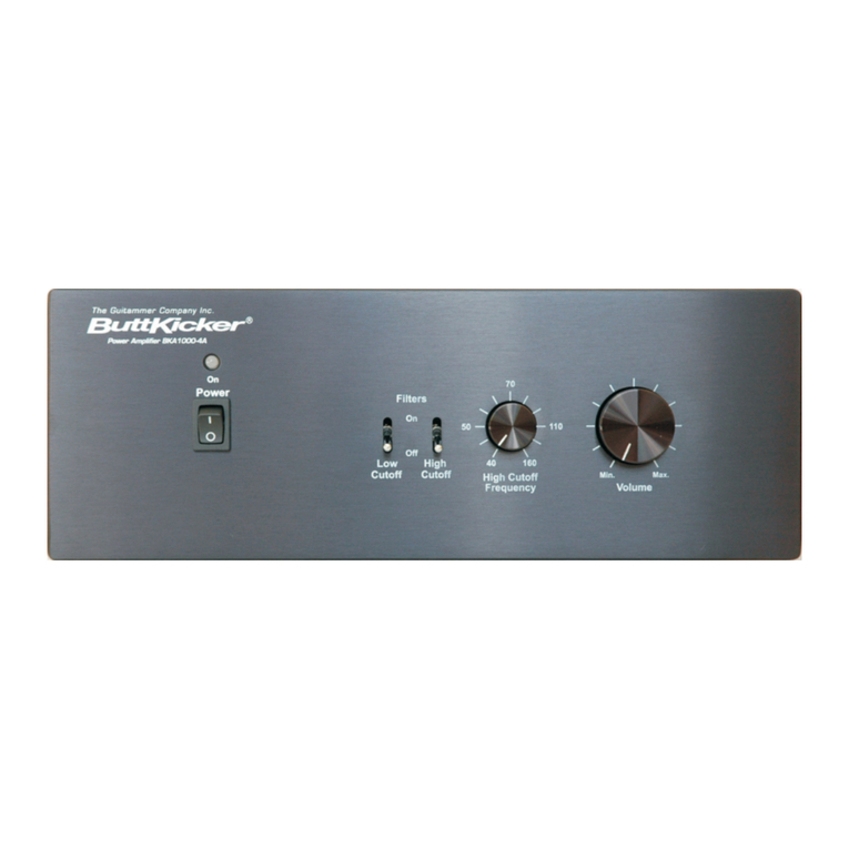 ButtKicker BKA1000-4A user manual
