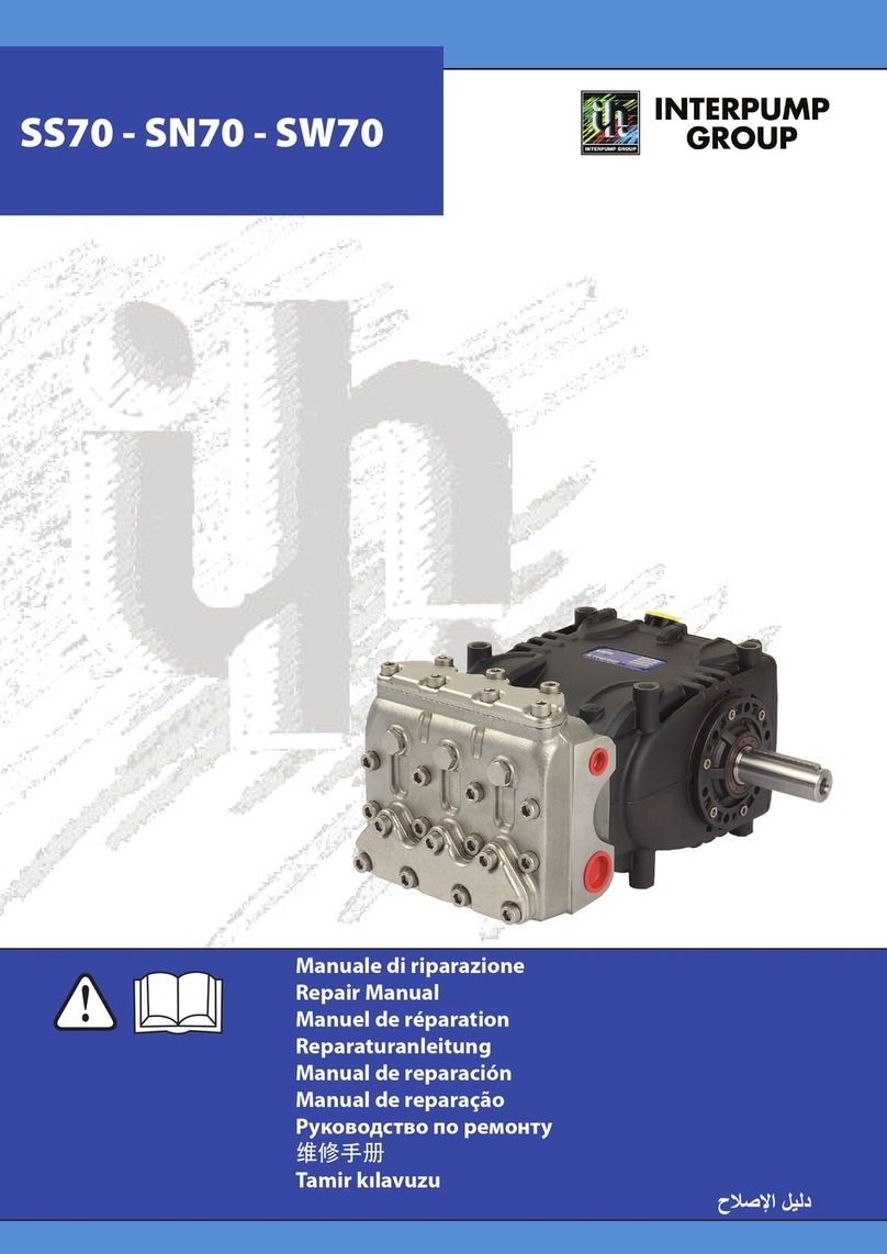 Interpump Group SS70 Operating instructions