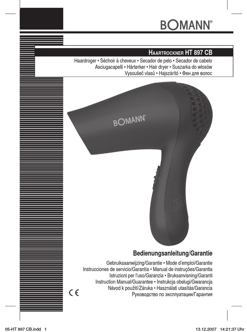 BOMANN HT 897 CB Instruction manual & guarantee