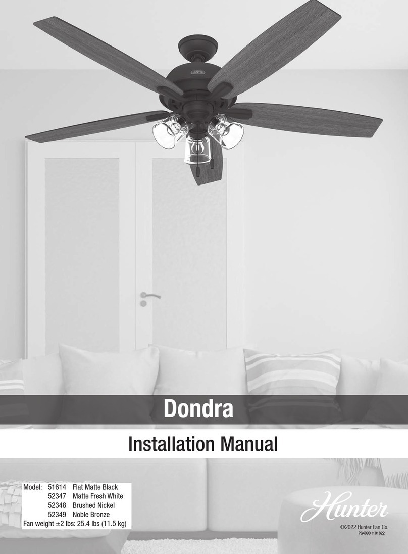 Hunter Dondra User manual