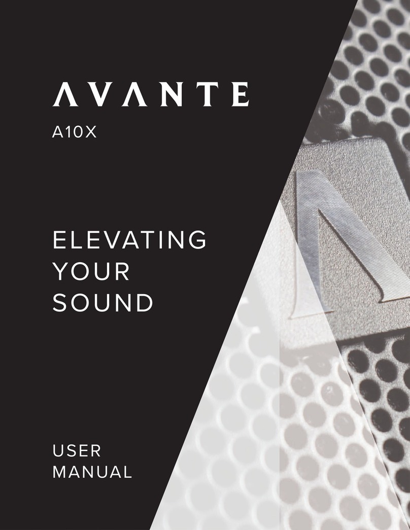 Avante A10X user manual
