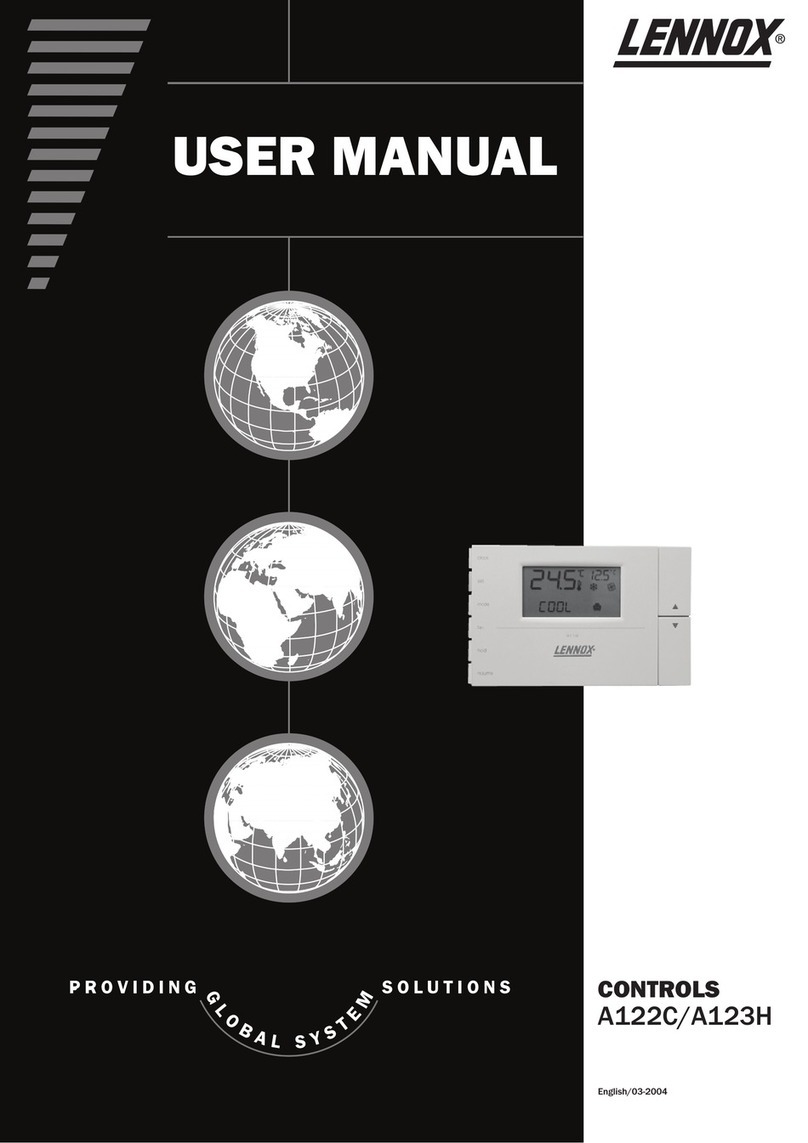 Lennox A122C User manual Lennox A122C User manual