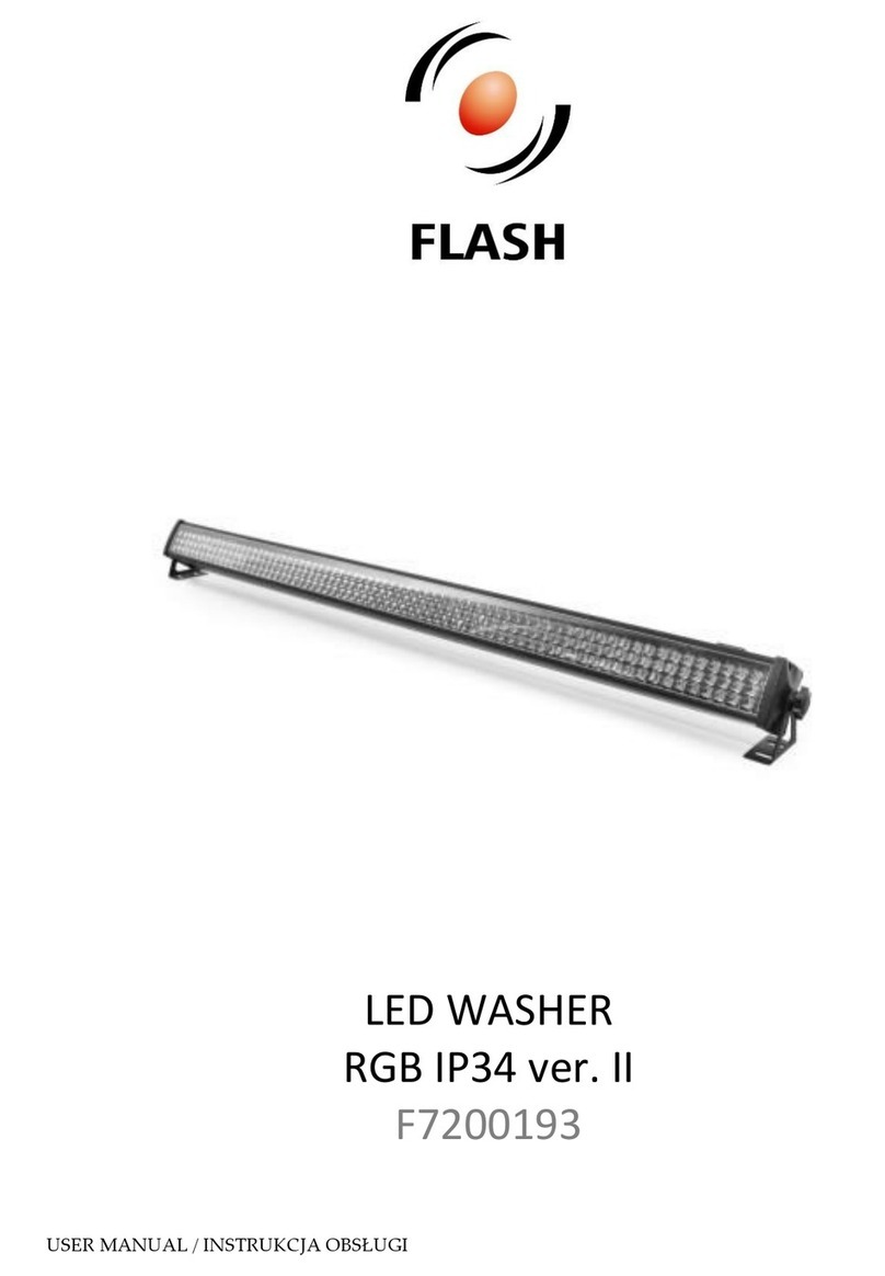 Flash LED WASHER RGB IP34 ver.II User manual