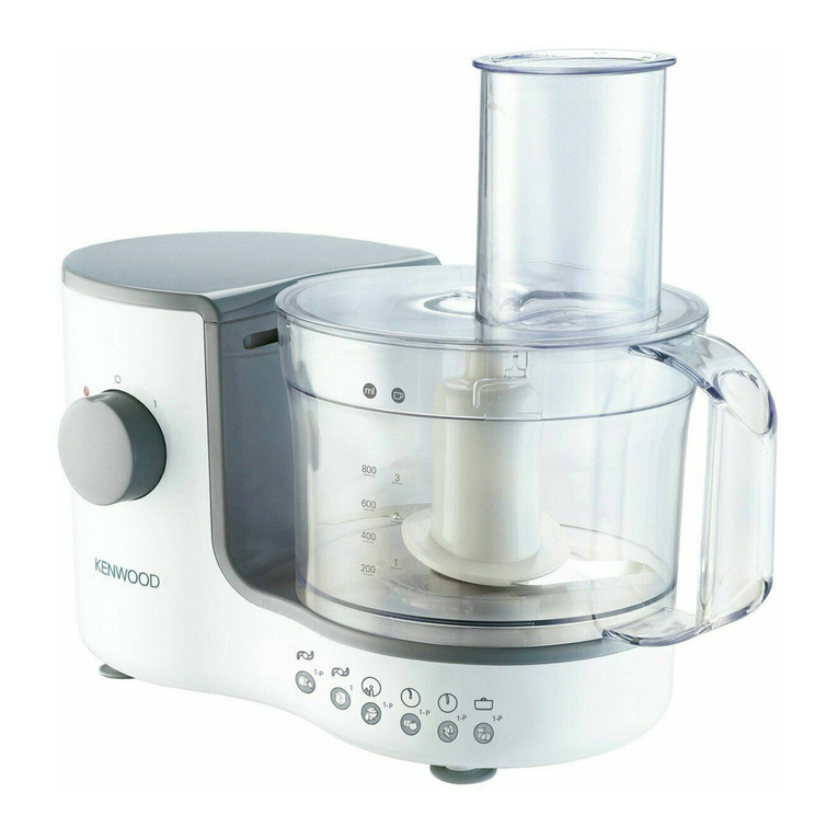 Kenwood FP120 series User manual