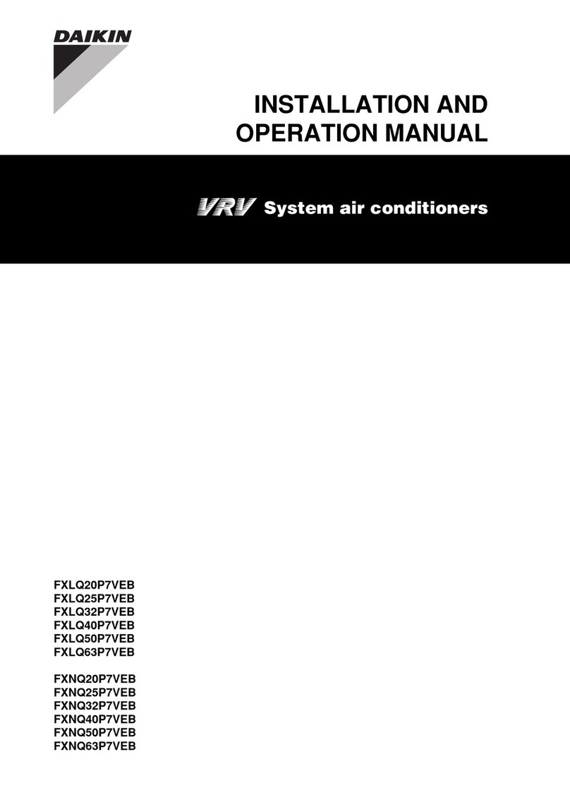 Daikin FXLQ20P7VEB User manual Daikin FXLQ20P7VEB User manual