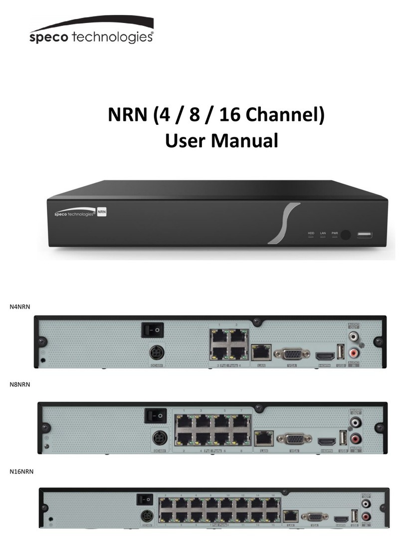 Speco N8NRN User manual