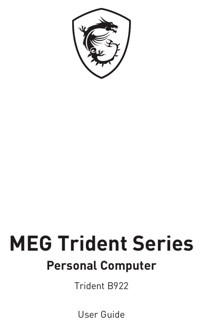 MSI Trident B922 User manual MSI Trident B922 User manual