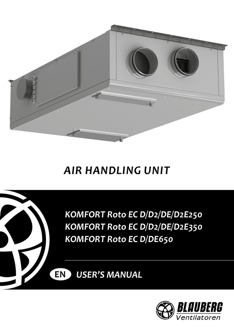 BLAUBERG Ventilatoren KOMFORT Roto EC D250 user manual