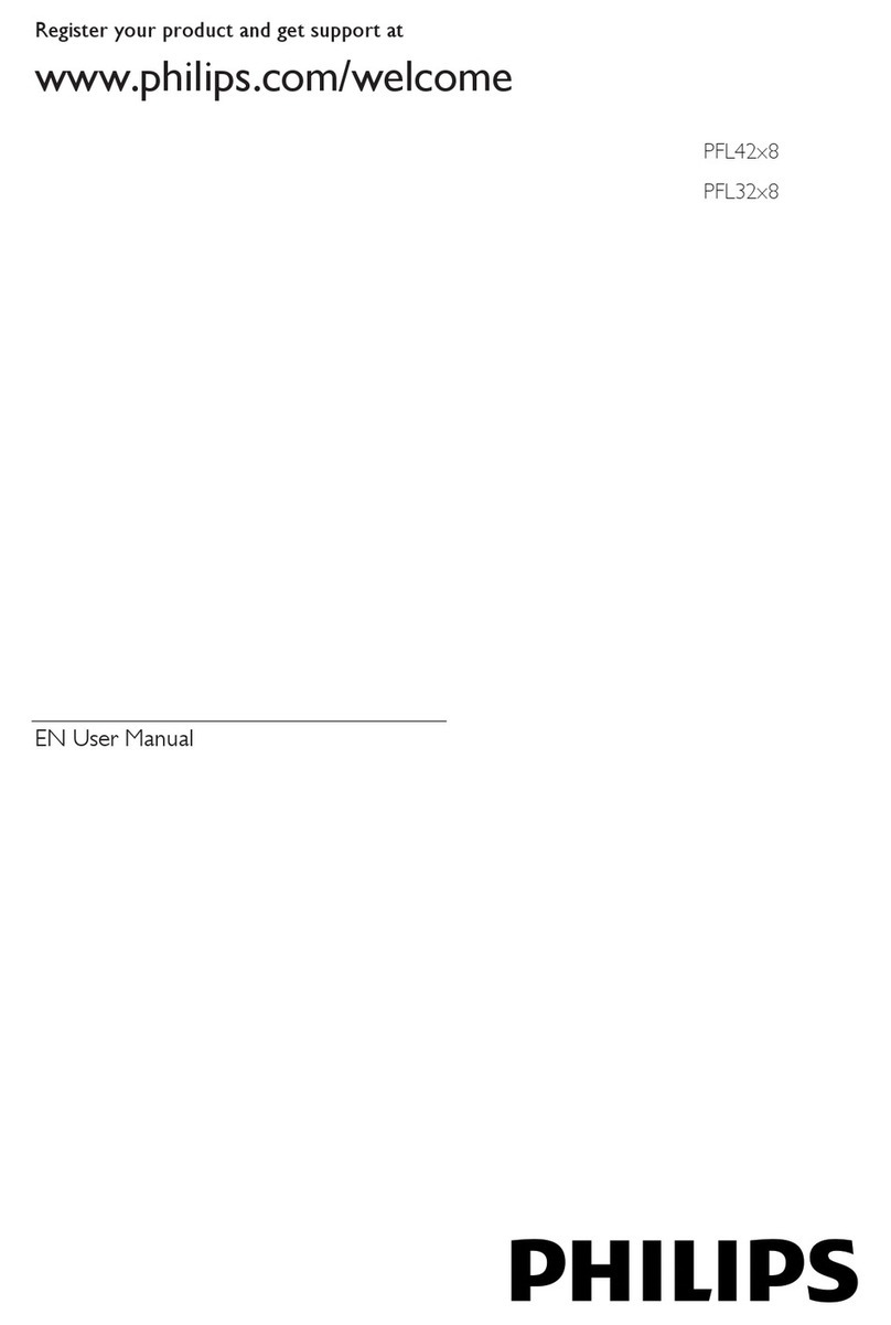 Philips PFL42 8 Series user manual