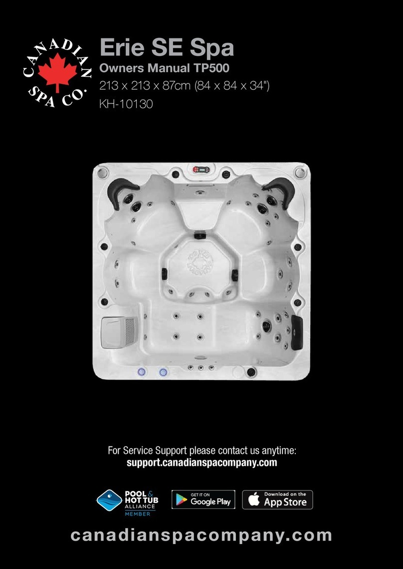 Canadian Spa Erie SE Spa KH-10130 owner's manual Canadian Spa Erie SE Spa KH-10130 owner's manual